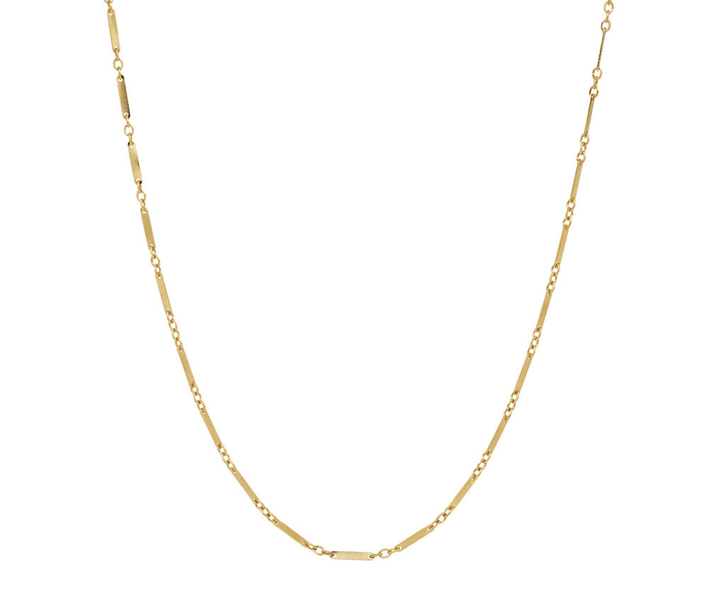 Fine Gauge Alternating Ribbon Chain Necklace
