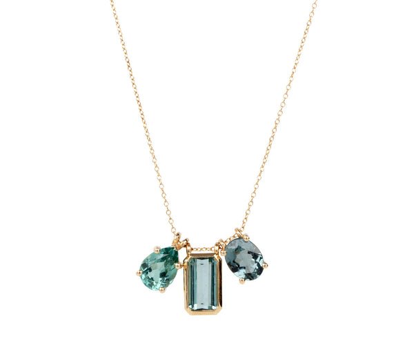 Blue tourmaline necklace discount