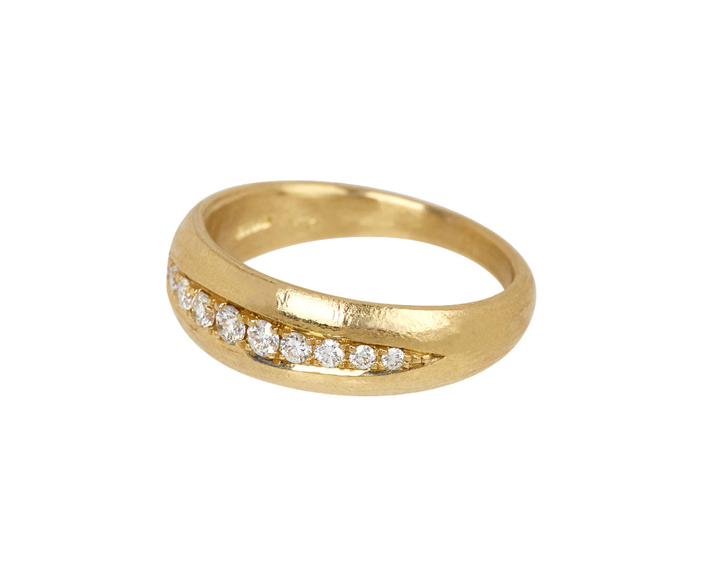 Graduating Diamond Hewn Band