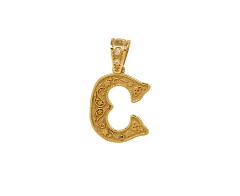 Marlo Laz Mini Southwestern 'C 'Charm Pendant ONLY
