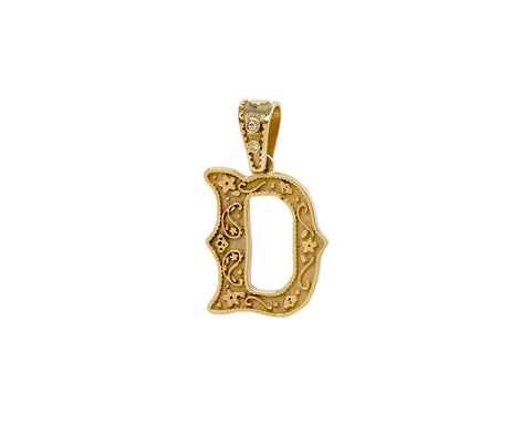 Marlo Laz Mini Southwestern 'D' Charm Pendant ONLY