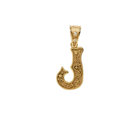 Marlo Laz Mini Southwestern 'J' Charm Pendant ONLY