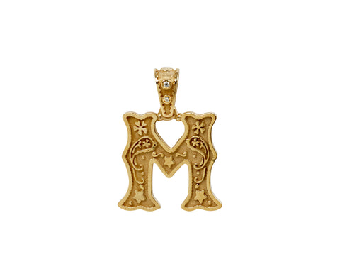 Marlo Laz Mini Southwestern 'M' Charm Pendant ONLY