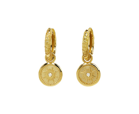 Round Southwestern Hoop Earrings