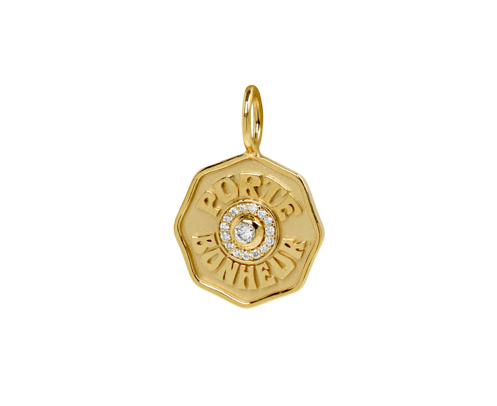 Diamond Mini Porte Bonheur Charm Pendant ONLY