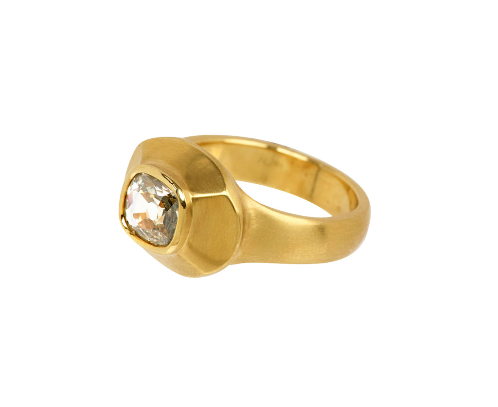 Old Mine Cut Diamond Ring