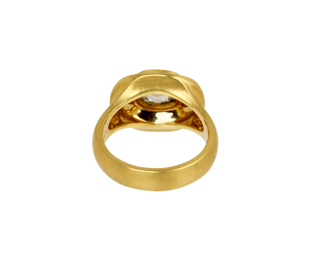 Old Mine Cut Diamond Ring