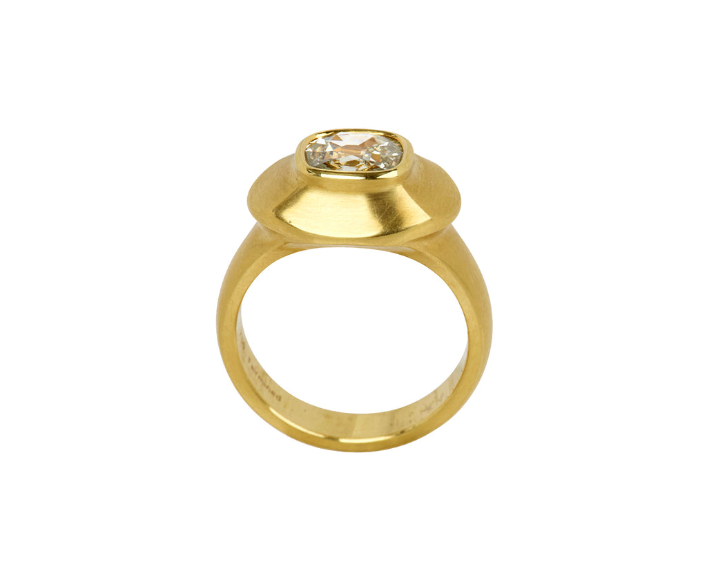 Old Mine Cut Diamond Ring