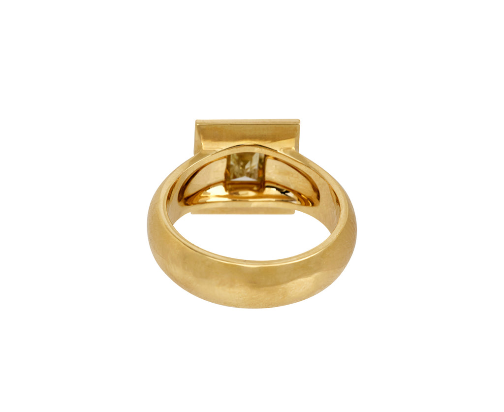 Baguette Diamond Tablet Ring