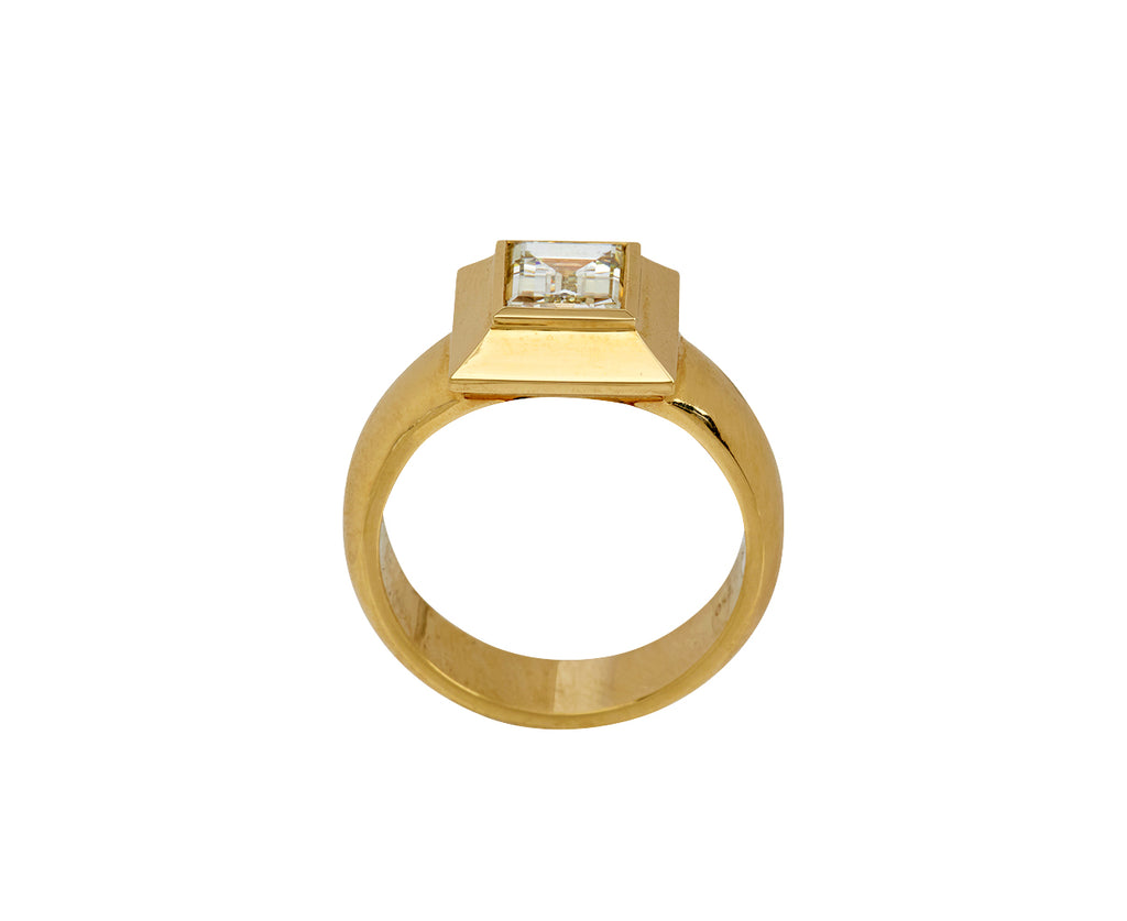 Baguette Diamond Tablet Ring