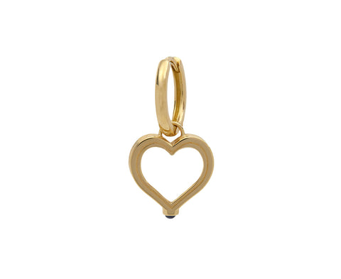 Baby Heart SINGLE Hoop Earring