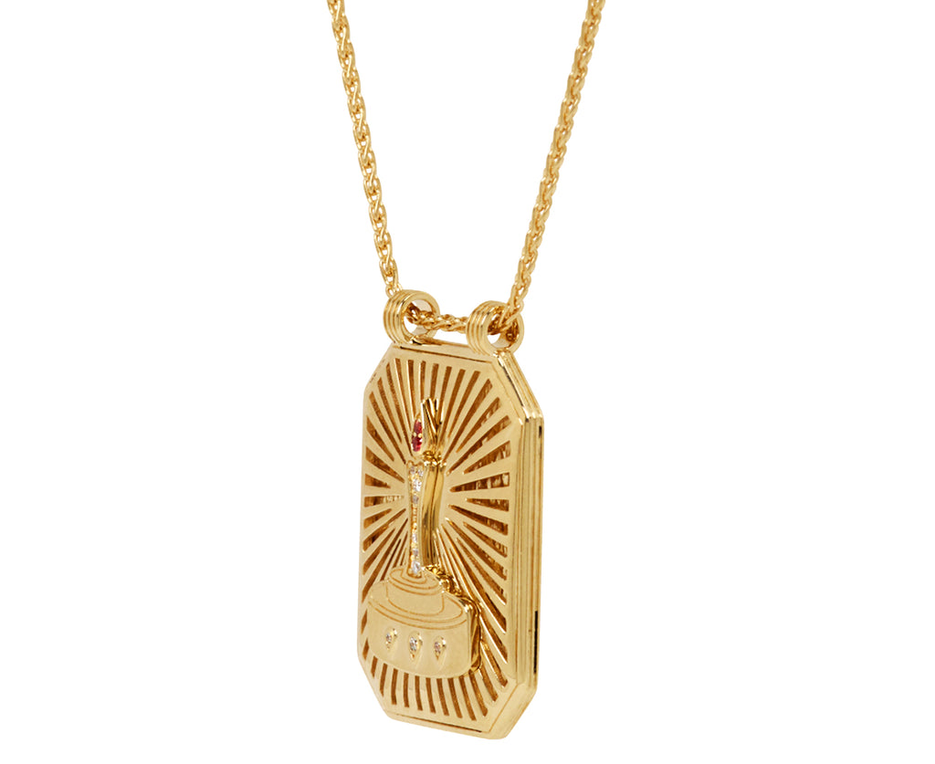 Birthday Scapular Pendant Necklace