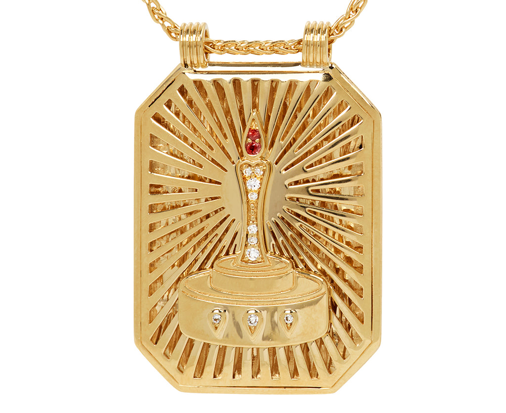Birthday Scapular Pendant Necklace
