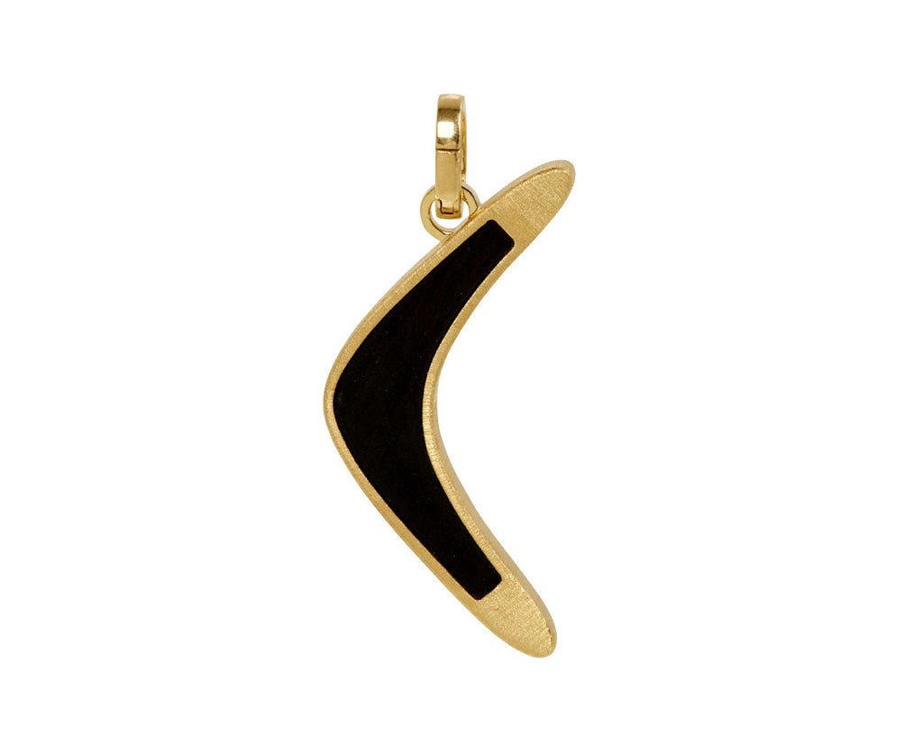 Ebony Karma Boomerang Pendant ONLY
