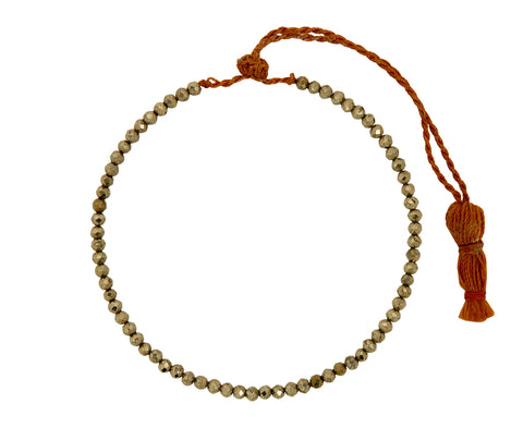 Lena Skadegard Pyrite Beaded Bracelet