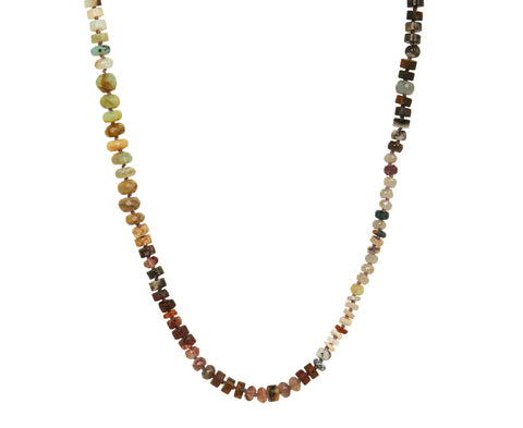 Lena Skadegard Peruvian Opal, Citrine and Quartz Beaded Necklace