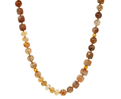 Multi Gem Beaded Necklace