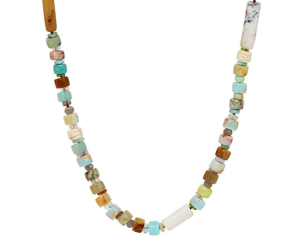 Lena Skadegard Multi Gem Beaded Necklace