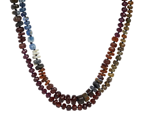 Lena Skadegard Multi Gem Beaded Necklace