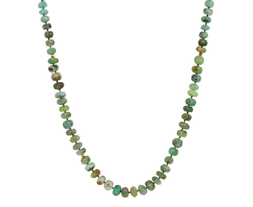 Lena Skadegard Amazonite and Peruvian Opal Beaded Necklace