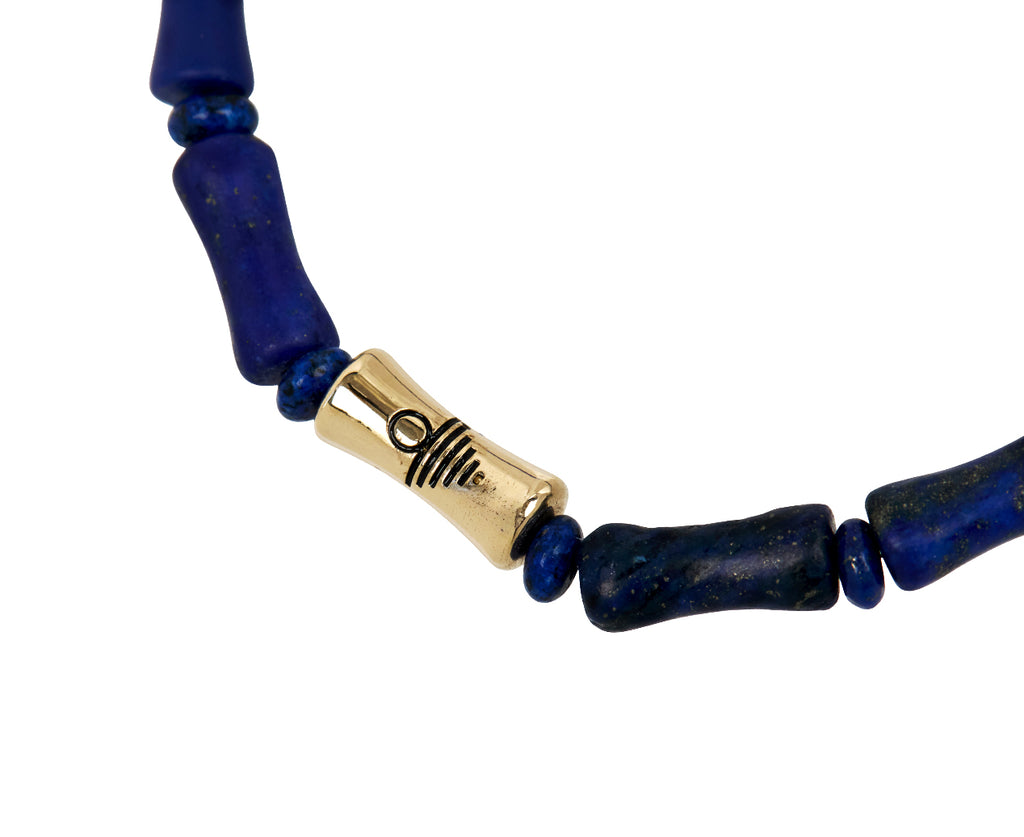 Luis Morais Lapis Beaded Bracelet - Closeup