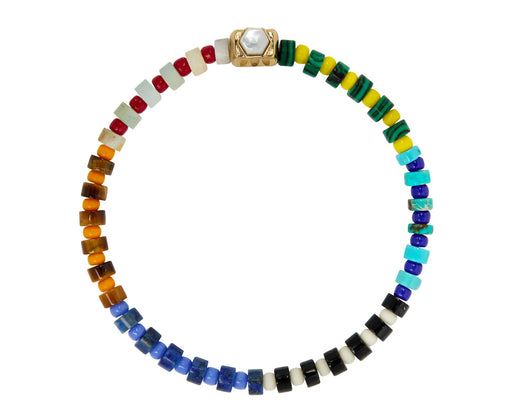 Luis Morais Moonstone Lash Beaded Bracelet