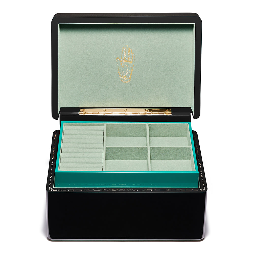 Jet Trunk Jewelry Box