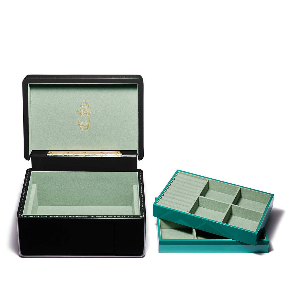 Jet Trunk Jewelry Box