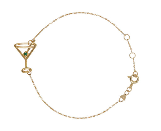 Aliita Martini with Emerald Olive Bracelet