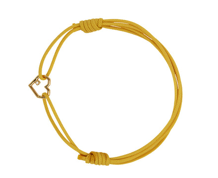 Aliita Mini Corazon Brillante Cord Bracelet