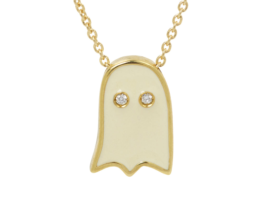 Aliita Ghost Pendant Necklace - Closeup