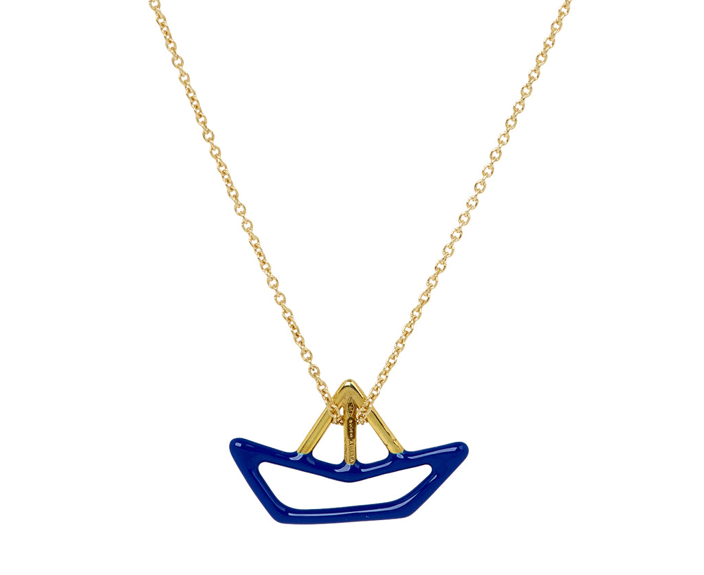 Aliita Little Boat Pendant Necklace - Back View