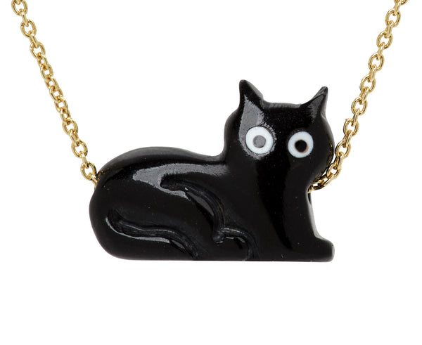 フランス発送 ALIITA ネックレス CAT NECKLACE ALIITA公式通販】アリータ 9KYG チェーンネックレス ネコ