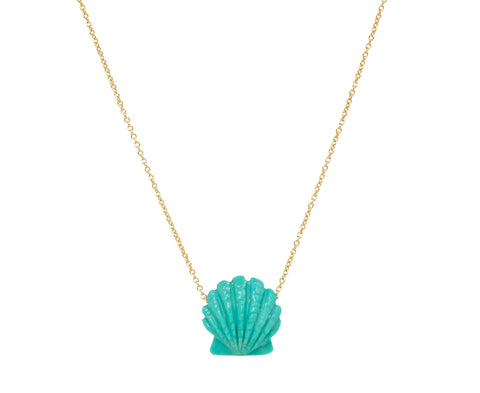 Aliita Turquoise Shell Pendant Necklace