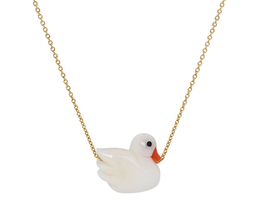 Aliita Swan Pendant Necklace