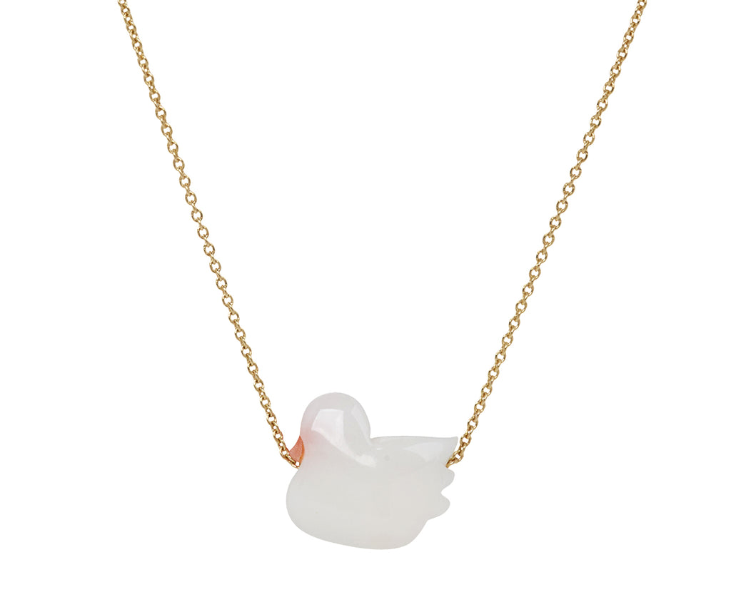 Aliita Swan Pendant Necklace - Back View