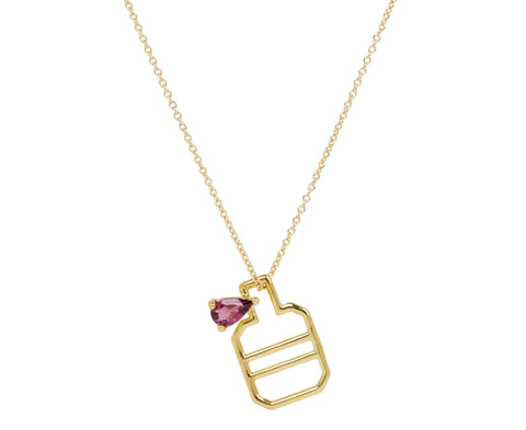 Aliita Perfume Bottle Pendant Necklace