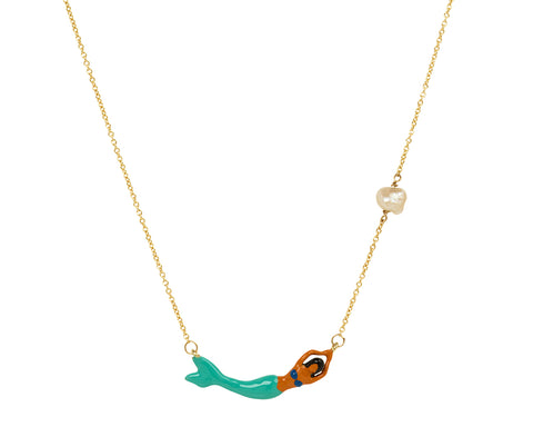 Aliita Mermaid Pendant Necklace