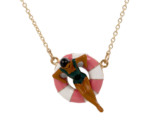 ALIITA ネックレス FLOTADORA BLUE AQUA NECKLACE Aliita Flotadora Pink Necklace