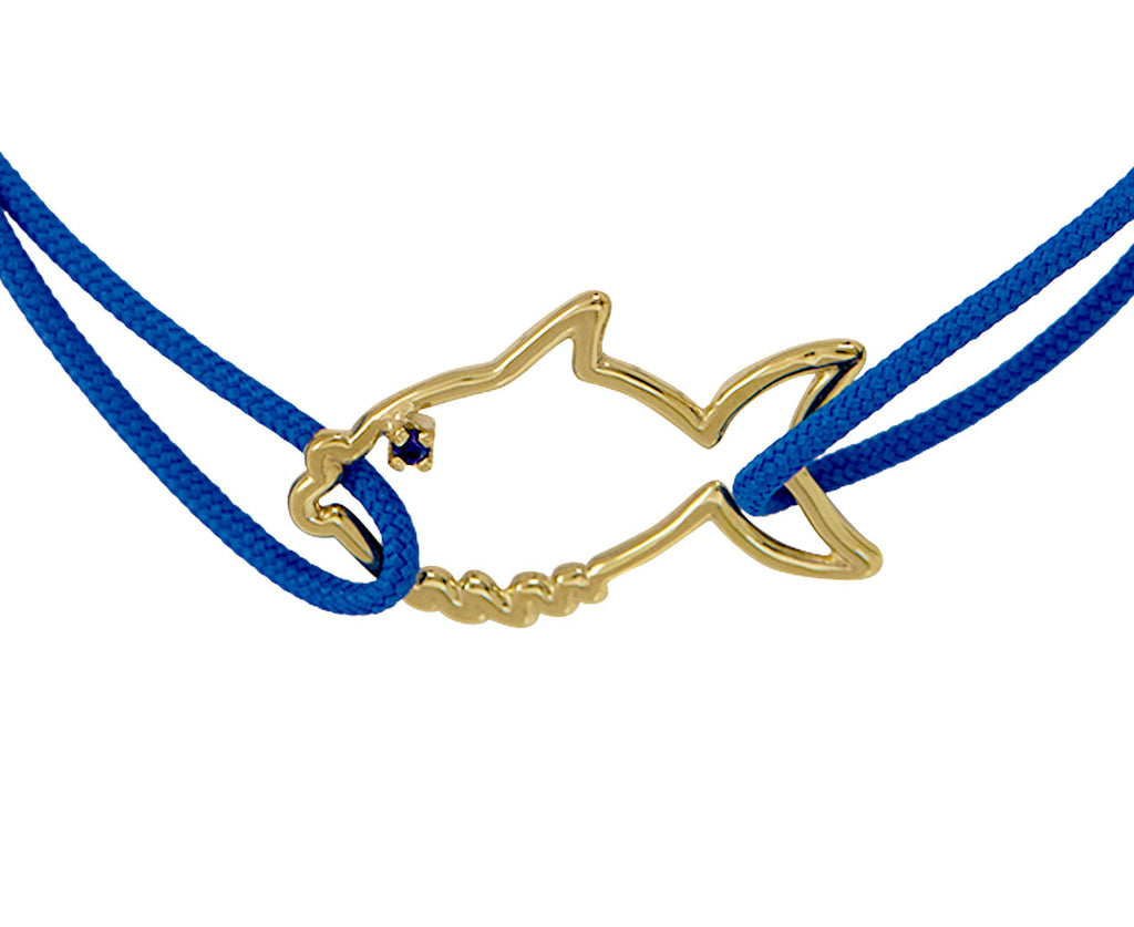 Aliita Fish Charm Bracelet - Closeup