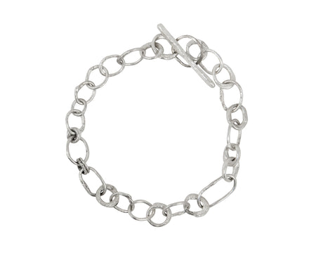 Disa Allsopp Silver Organic Chain Bracelet