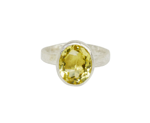 Disa Allsopp Silver Lemon Quartz Ring