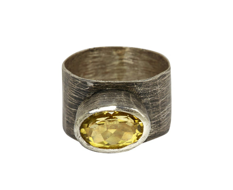 Disa Allsopp Lemon Quartz Ring