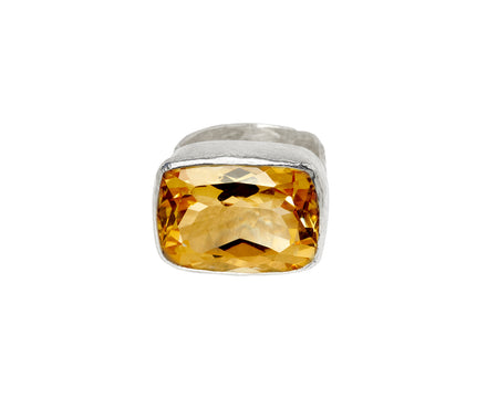 Disa Allsopp Citrine Wide Band Ring