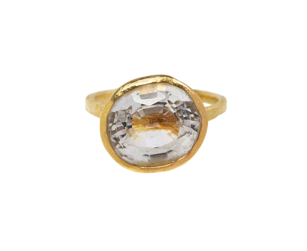 White Tourmaline Ring