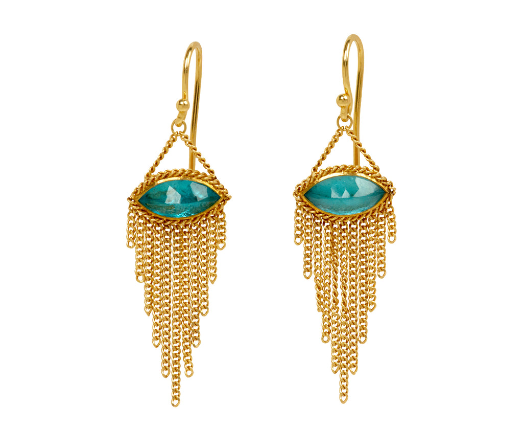 Apatite Fringe Earrings