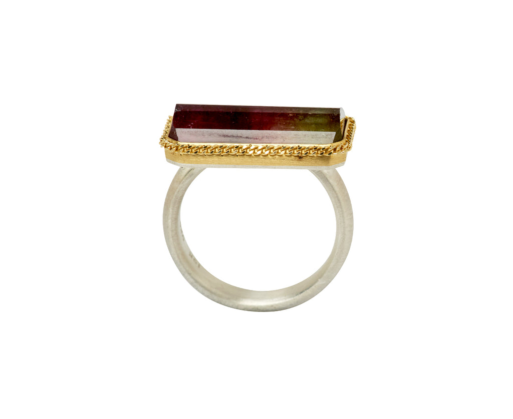 Bi-Color Tourmaline Ring