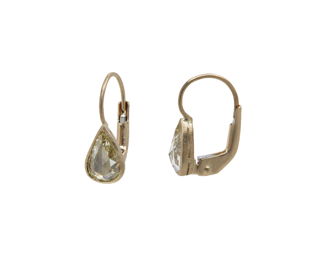 Pale Yellow Diamond Gwyneth Earrings