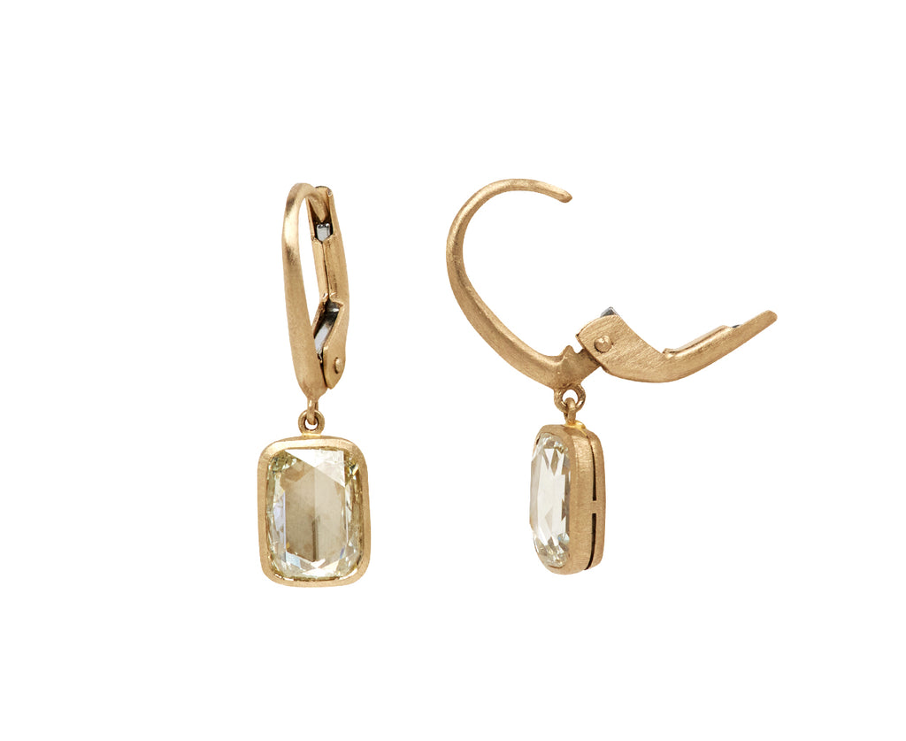 Cushion Cut Diamond Gunilla Earrings