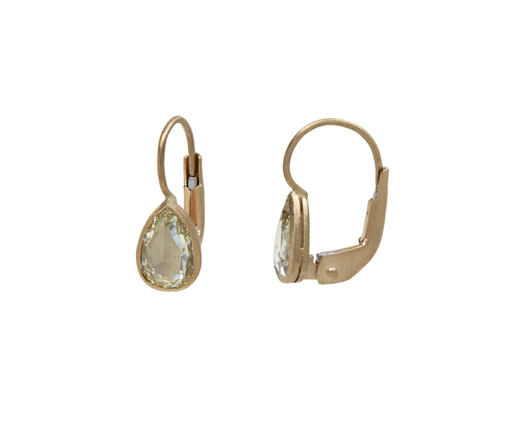 Pale Yellow Diamond Gwyneth Earrings